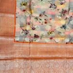 Digital Print Cotton Silk Pure Banarasi Saree