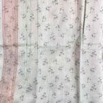 Pista Green Digital Print Cotton Silk Saree