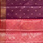 Lavender Semi Kataan Silk Banarasi Saree