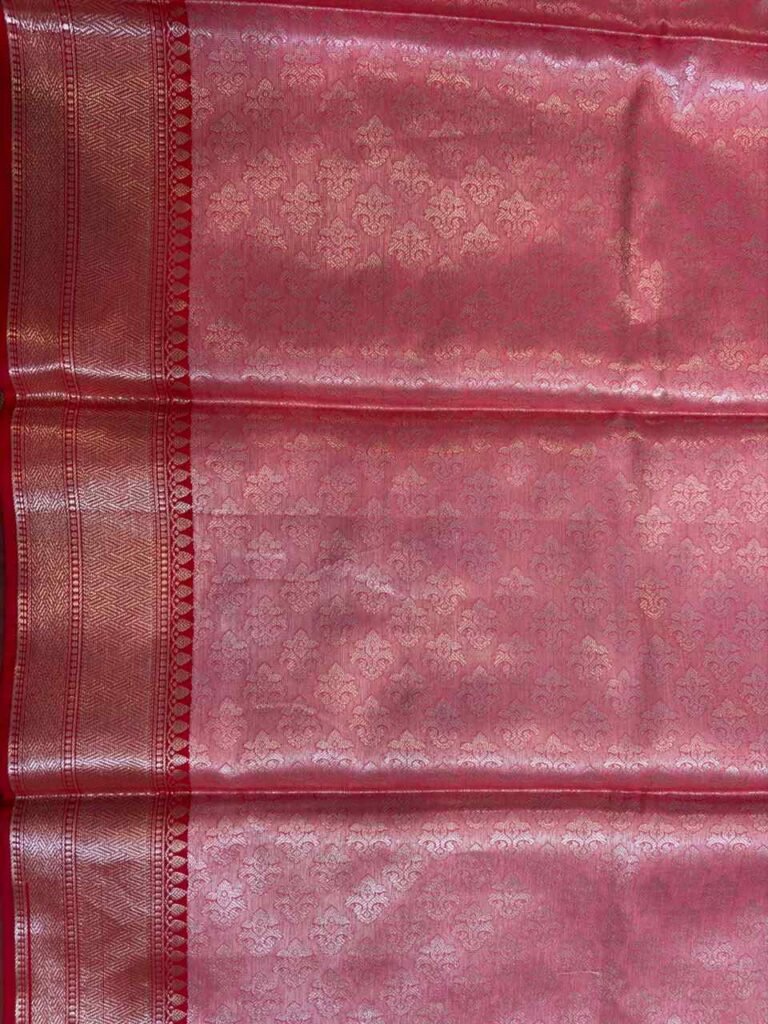 Lavender Semi Kataan Silk Banarasi Saree