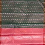 Grey Semi Kataan Silk Banarasi Saree