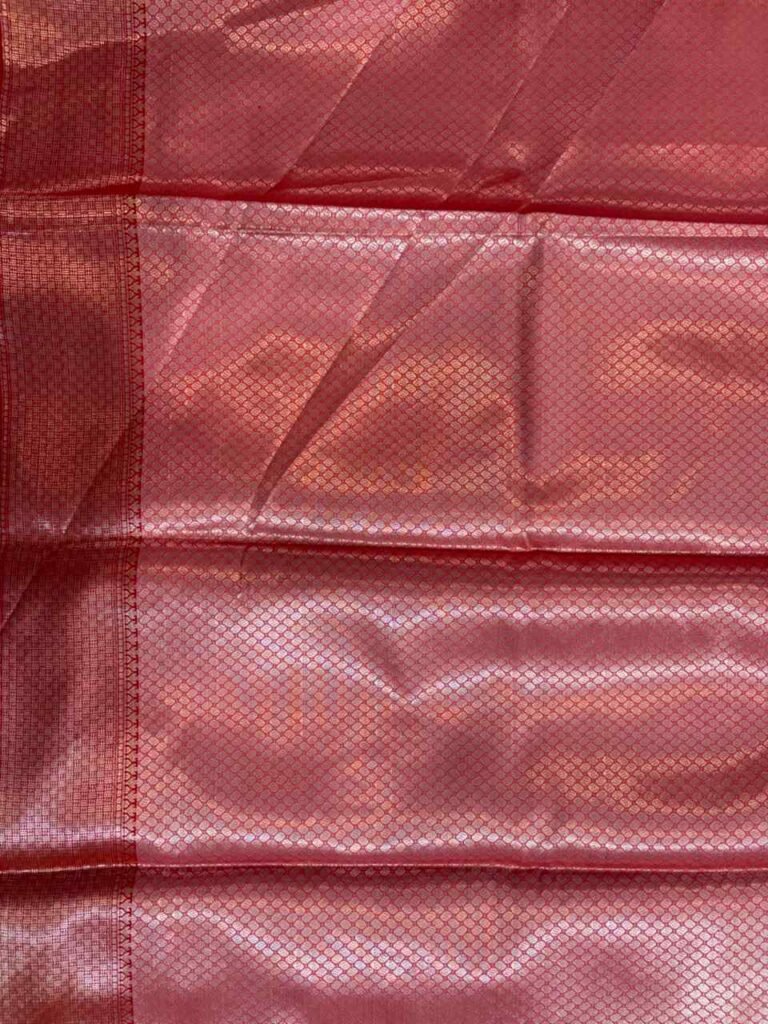 Grey Semi Kataan Silk Banarasi Saree