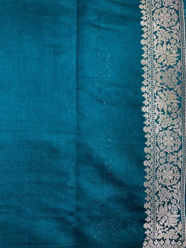 Black Chiniya Silk Pure Banarasi Saree