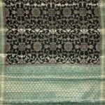 Black Chiniya Silk Pure Banarasi Saree