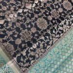 Black Chiniya Silk Pure Banarasi Saree