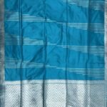 Sky Blue Handwoven Kataan Silk Pure Banarasi Saree