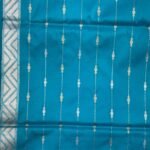 Sky Blue Handwoven Kataan Silk Pure Banarasi Saree