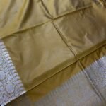 Gold Semi Silk Banarasi Saree