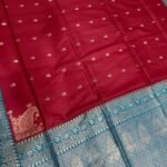 Maroon Kataan Silk Saree