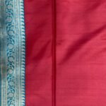 Maroon Handwoven Kataan Silk Pure Banarasi Saree