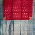 Maroon Handwoven Kataan Silk Pure Banarasi Saree