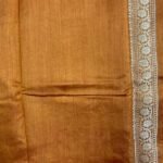 Orange Gold Chiniya Silk Pure Banarasi Saree