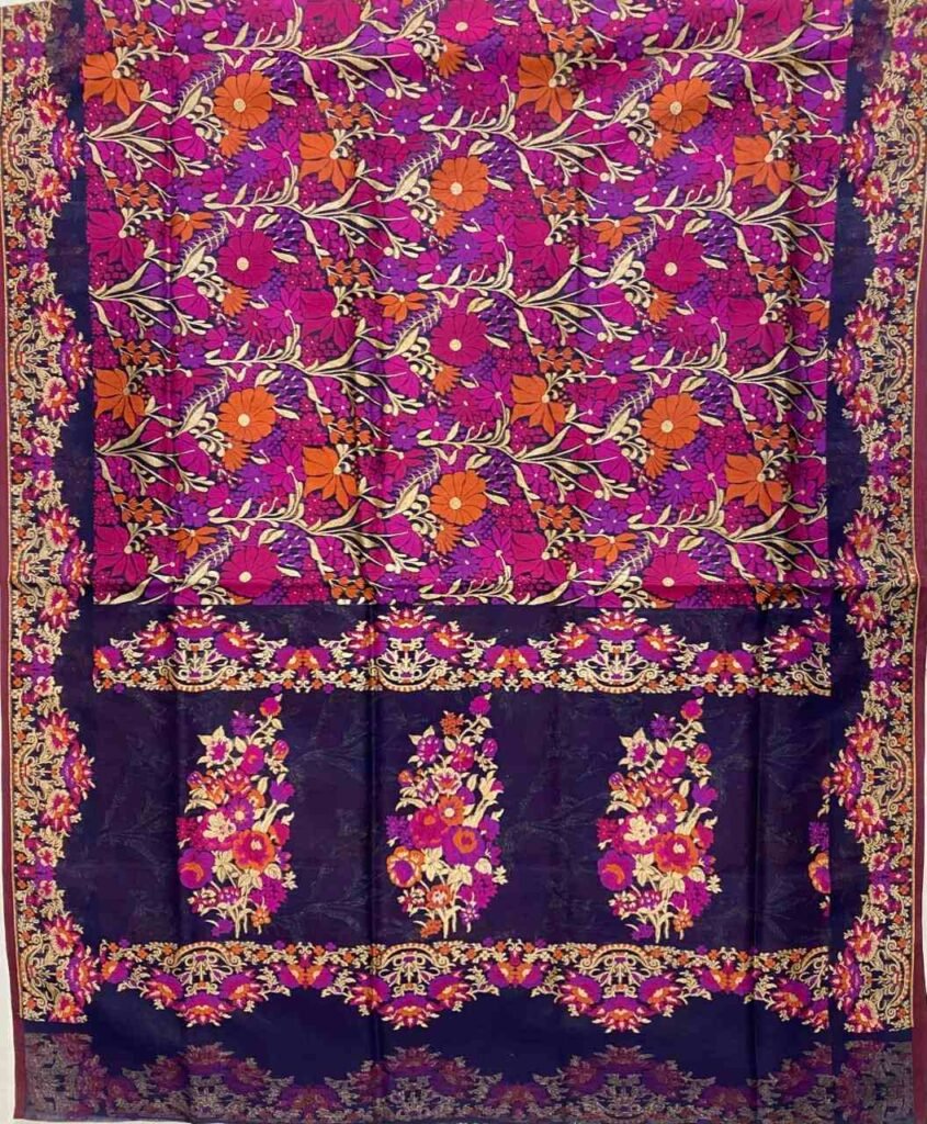 Pink Handwoven Kataan Tissue Banarasi Silk Saree