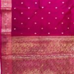 Rani Pink Semi Kataan Silk Banarasi Saree