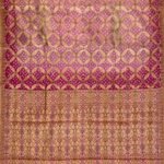 Pink Cotton Bandhej Banarasi Saree