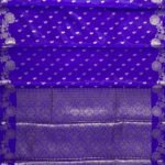 Purple Semi Silk Banarasi Saree