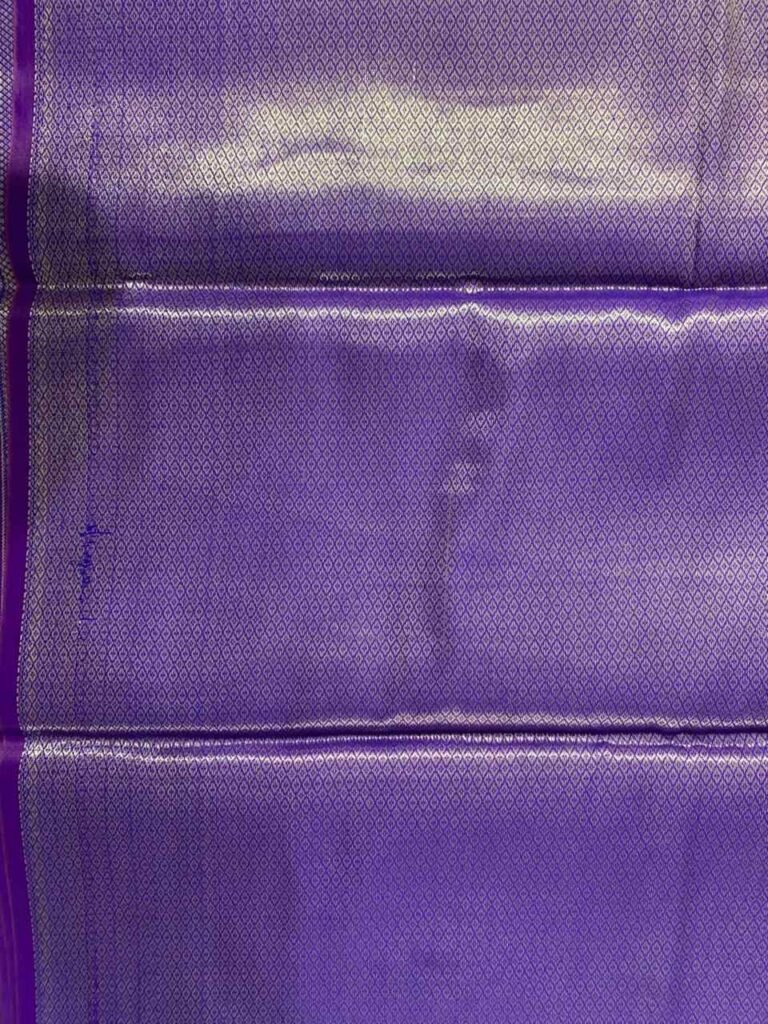 Purple Banarasi Silk Saree