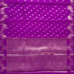 Purple Semi Silk Banarasi Saree