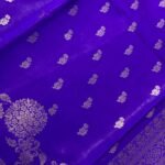 Purple Semi Silk Banarasi Saree