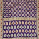Purple Cotton Bandhej Banarasi Saree