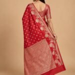 Red Banarasi Silk Saree