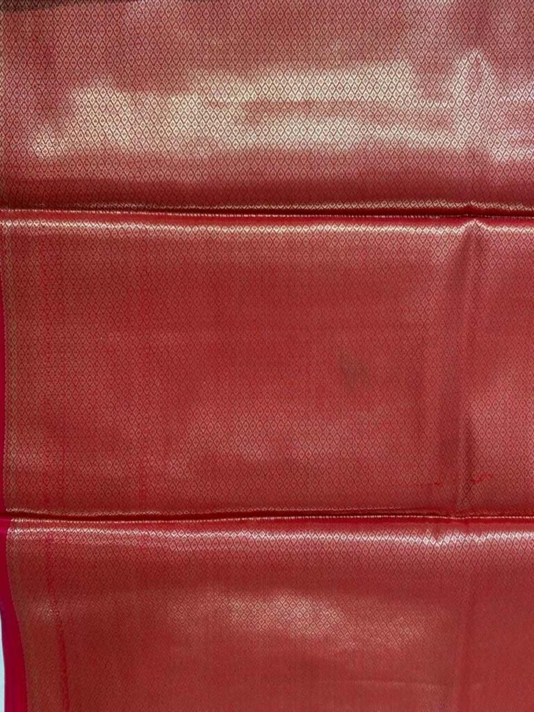 Red Semi Silk Banarasi Saree