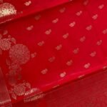 Red Semi Silk Banarasi Saree