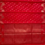Red Semi Silk Banarasi Saree
