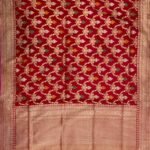 Maroon Handwoven Heritage Banarasi Silk Saree