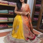 Banarasi Pure Chiniya Silk Lehenga with Cord Embroidery