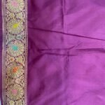 Purple Wine Banarasi Heritage Kataan Silk Saree