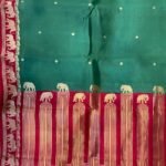 Green Handwoven Mango Silk Banarasi Saree
