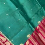 Green Handwoven Mango Silk Banarasi Saree