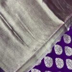 Purple Tissue Silk Pure Banarasi Saree