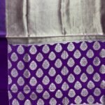 Purple Tissue Silk Pure Banarasi Saree
