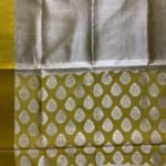 Olive Gold Tissue Silk Pure Banarasi Saree